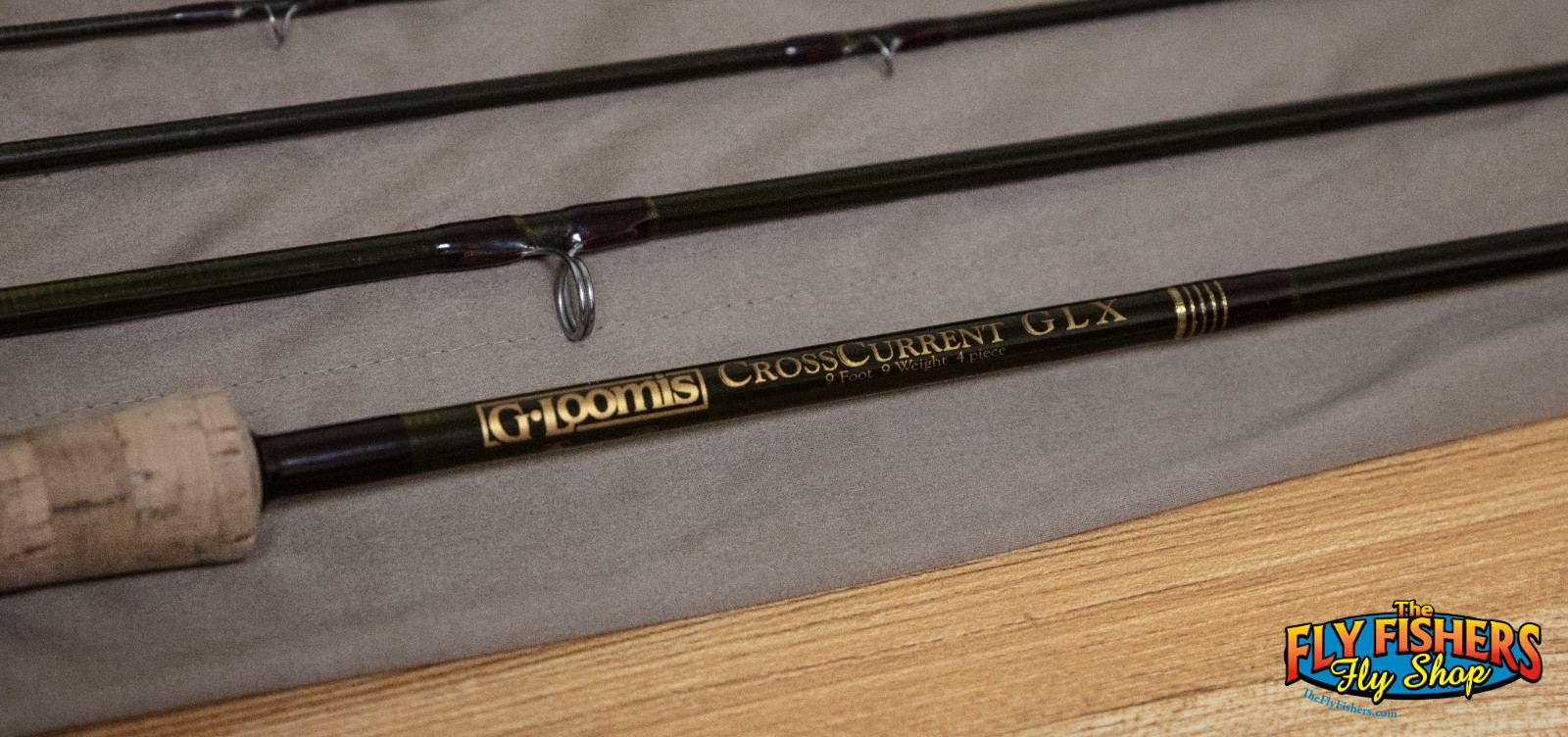 G.Loomis CrossCurrent GLX 9wt 9’0″ 4 Piece Fly Fishing Rod
