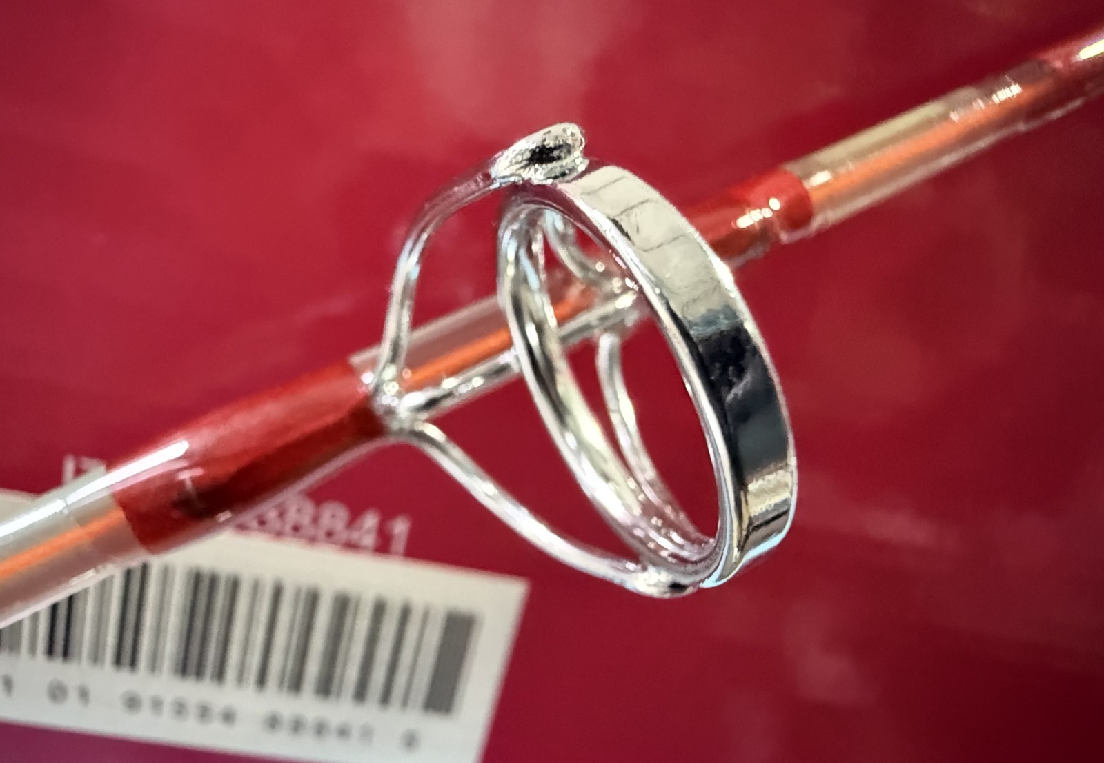 Spinning Rod LARGO STICK RED EDITION II 5 ft – 2 Piece – 5 Guides Hook Holder
