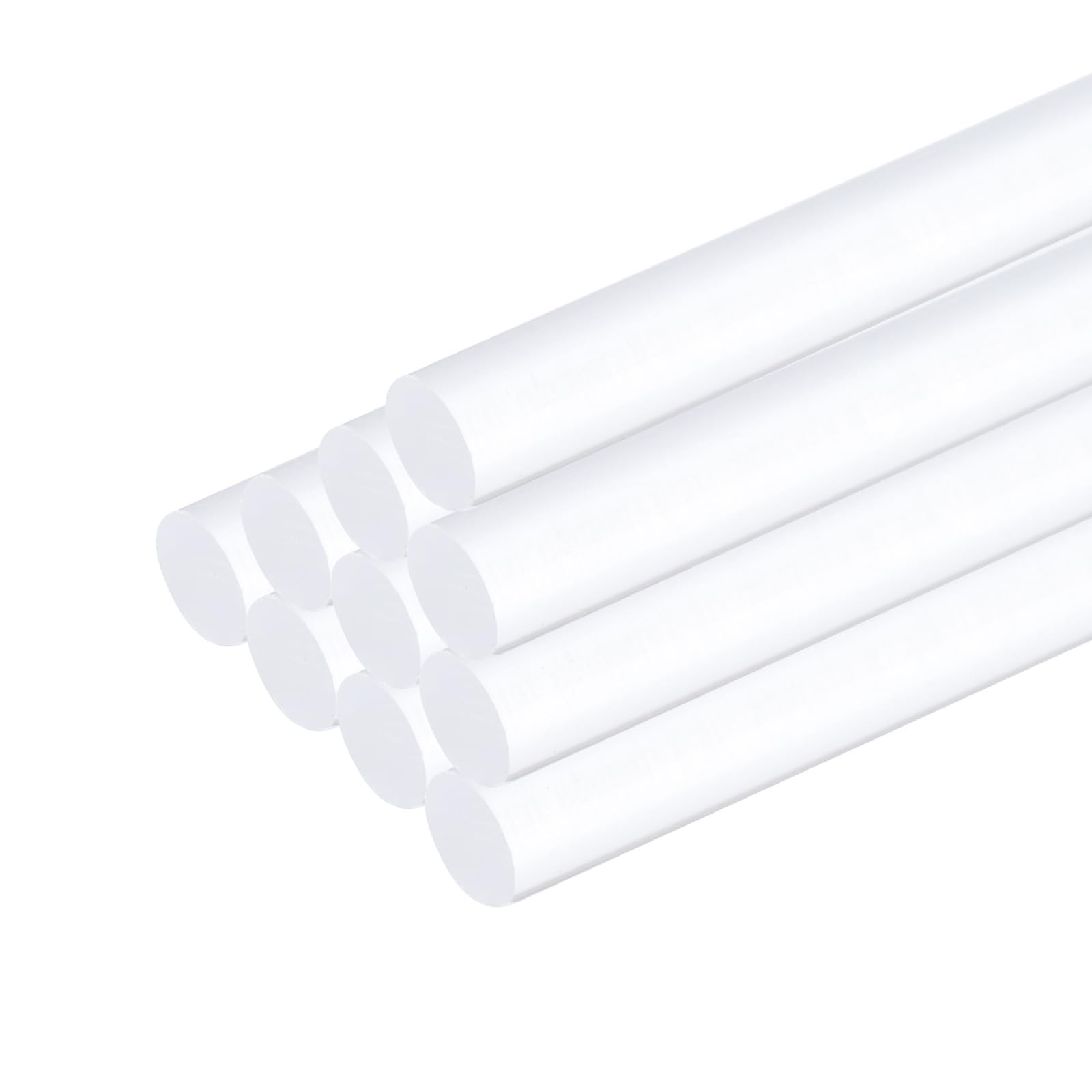 12 PCS Acrylic Round Rods 1/4×12 Inch Clear Dowel Sticks 6x300mm DIY