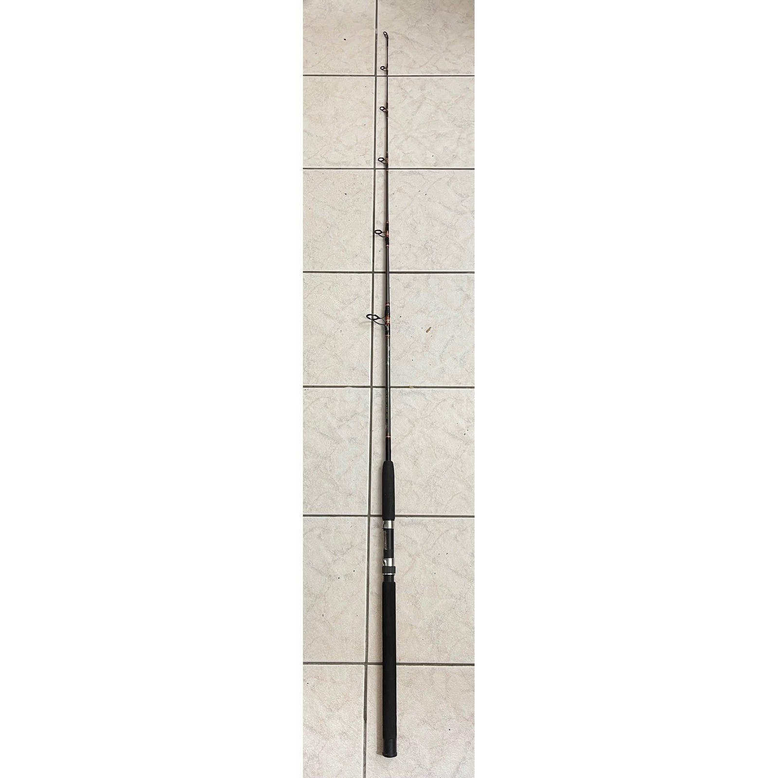 Penn Mariner Boat Rod 3061S Gray Good Saltwater Fishing One Piece 6′ 12-20 lb