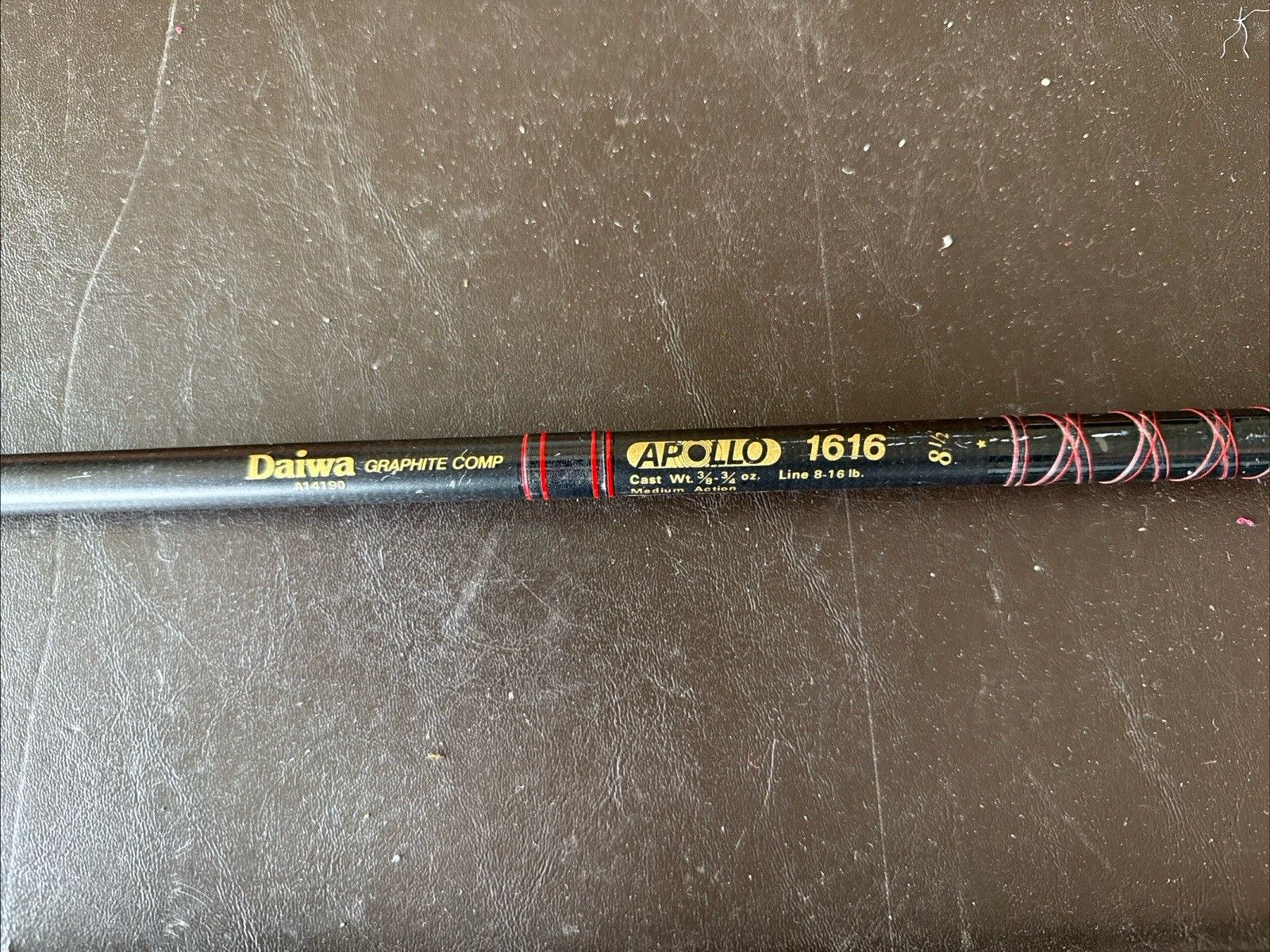 Daiwa Apollo 1616 Medium Action Rod 8-16lbs 2 Piece 8 1/2ft.