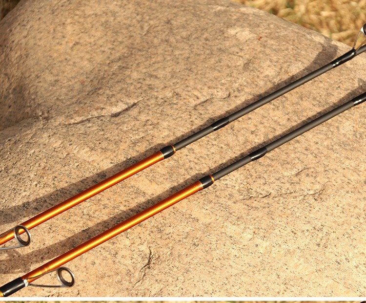 Trout Fishing Rod Carbon Fiber Spinning/casting Rod Fishing Pole 2 Sections Fast