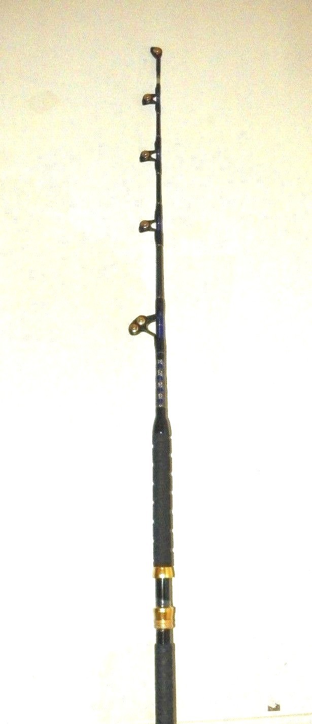 OKIAYA STANDUP TROLLING RODS 50-80LB(4PACK)VENOM-PRO CARBON BLANK/PAC BAY GUIDES