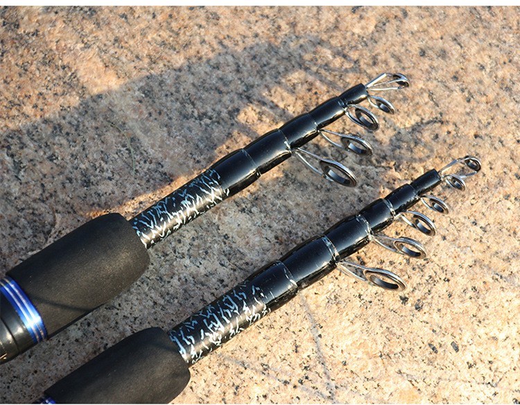Telescopic Fishing Rod Carbon Fiber Ultra Light Spinning Fast Trout Stream Rods