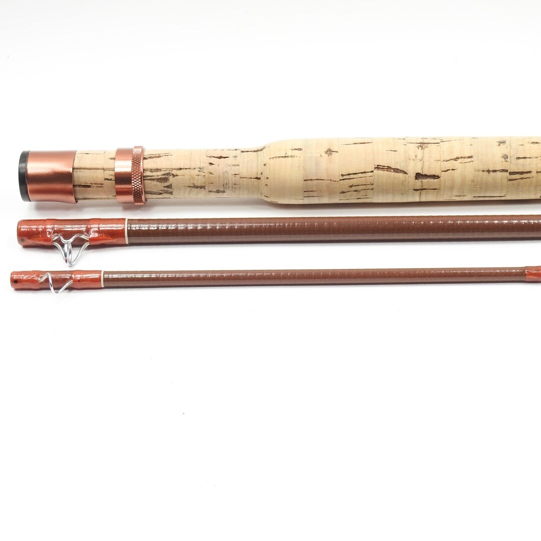Scott Powr-Ply Fiberglass Fly Rod. 8’ 6wt. F-81. 3-Piece. W/ Tube and Sock.