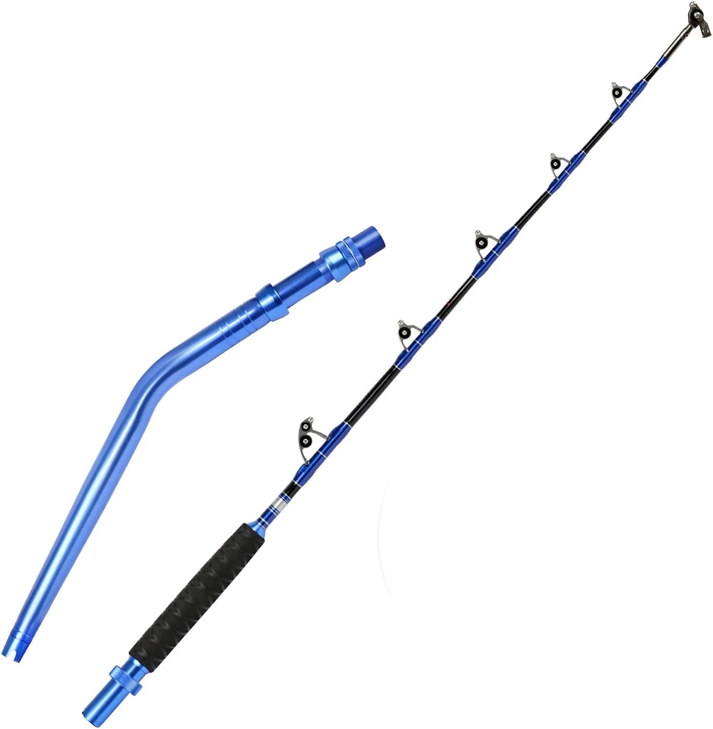 Straight/Bent Butt Trolling Rod Roller Big Game Saltwater Offshore Fishing Pole