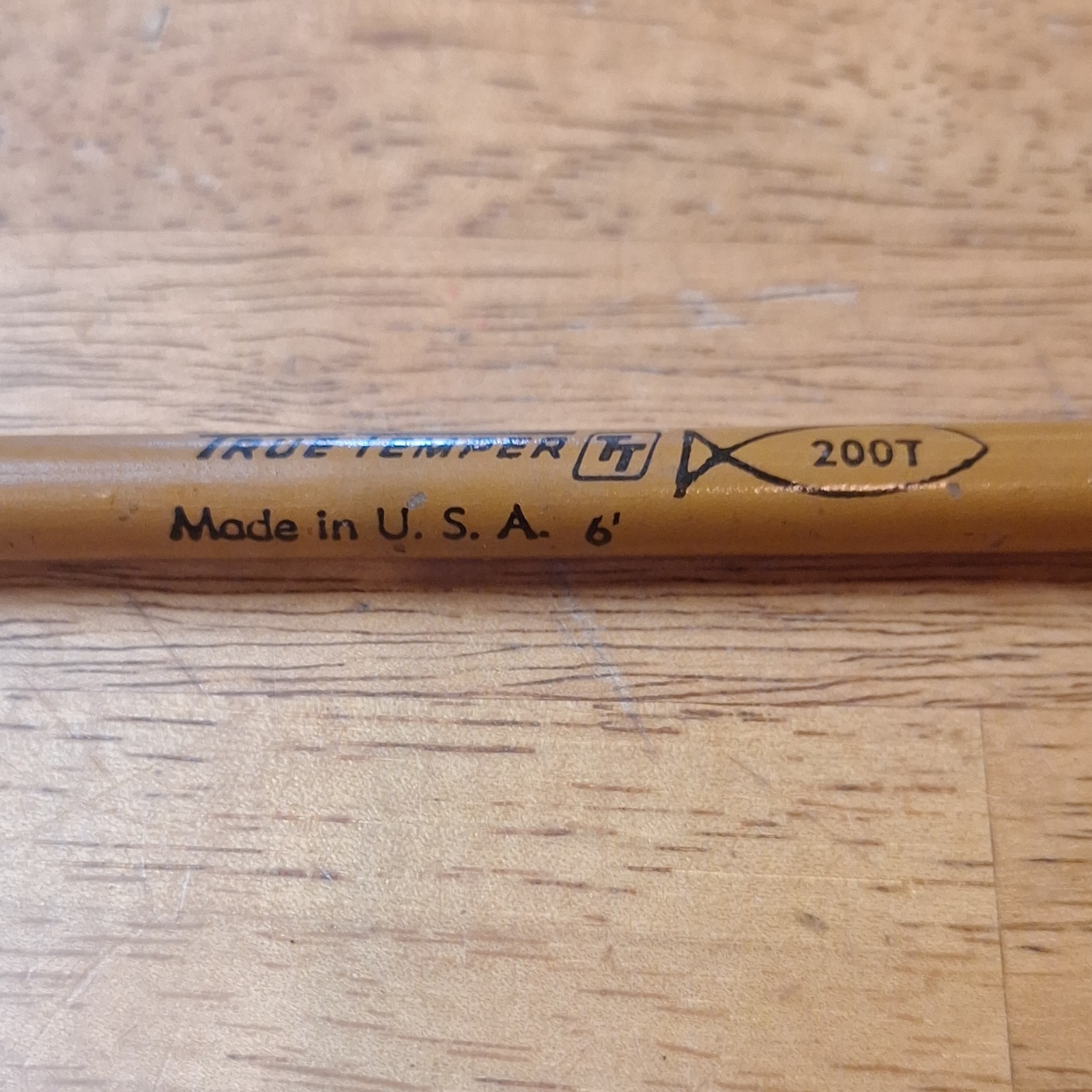 Vintage True Temper Traveller 200T Casting Rod 6′ 4pc Medium Mod 10lb 1/2oz Case