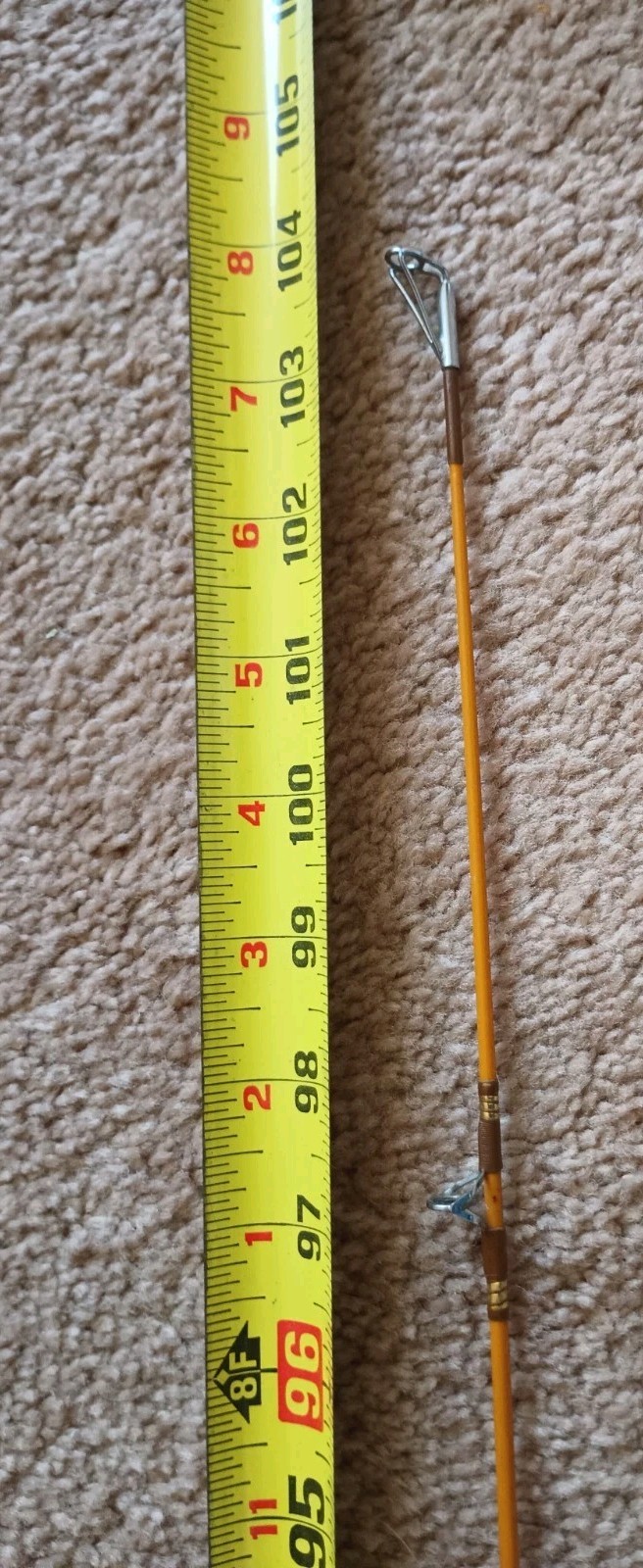 Vtg Rare REEDER Earl MFG Co 2pc Spinning Boat Rod 8’8″ Vancouver WA & Rod Caddy