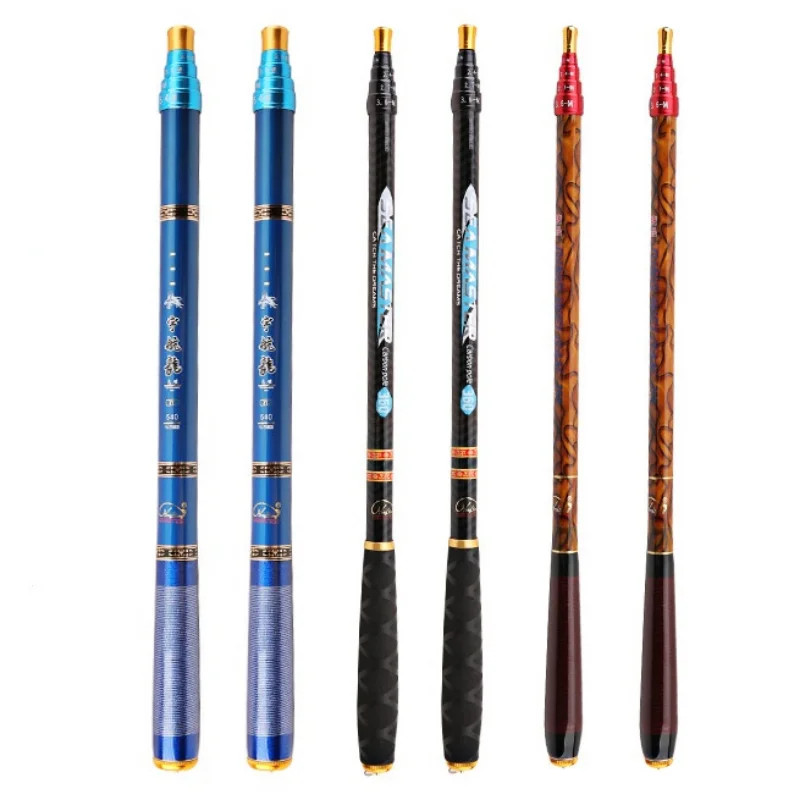 Ultra-light Carbon Fishing Rod Short Section Adjustable Stream Fishing Rod