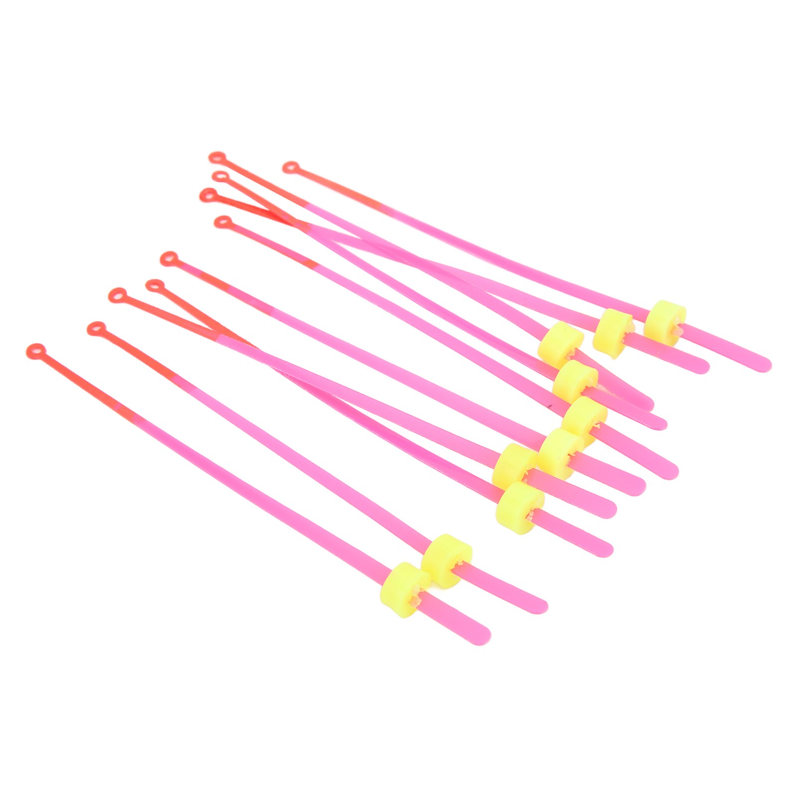 10-Pack Ice Fishing Rod Tip ABS Mini Top Section Pole Extension 12cm