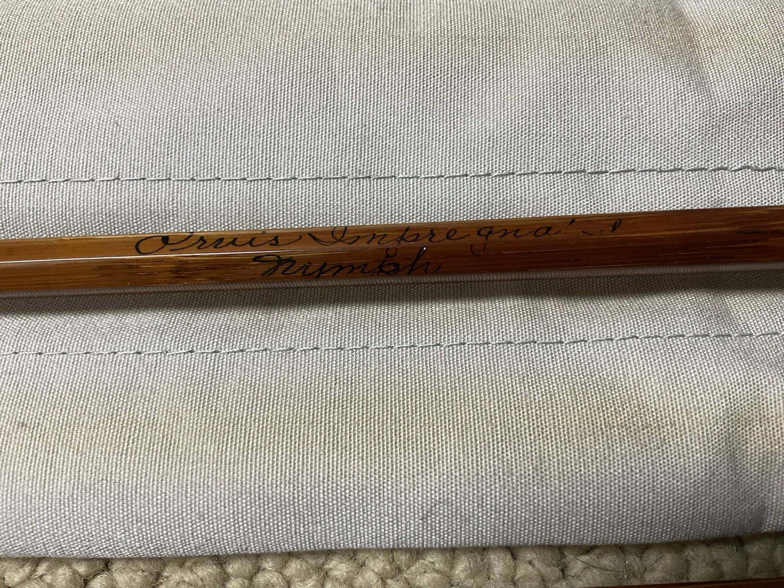Stunning Vintage Orvis 8’ 4wt NYMPH BAMBOO Fly Rod Prev. Owned by Marty Keane