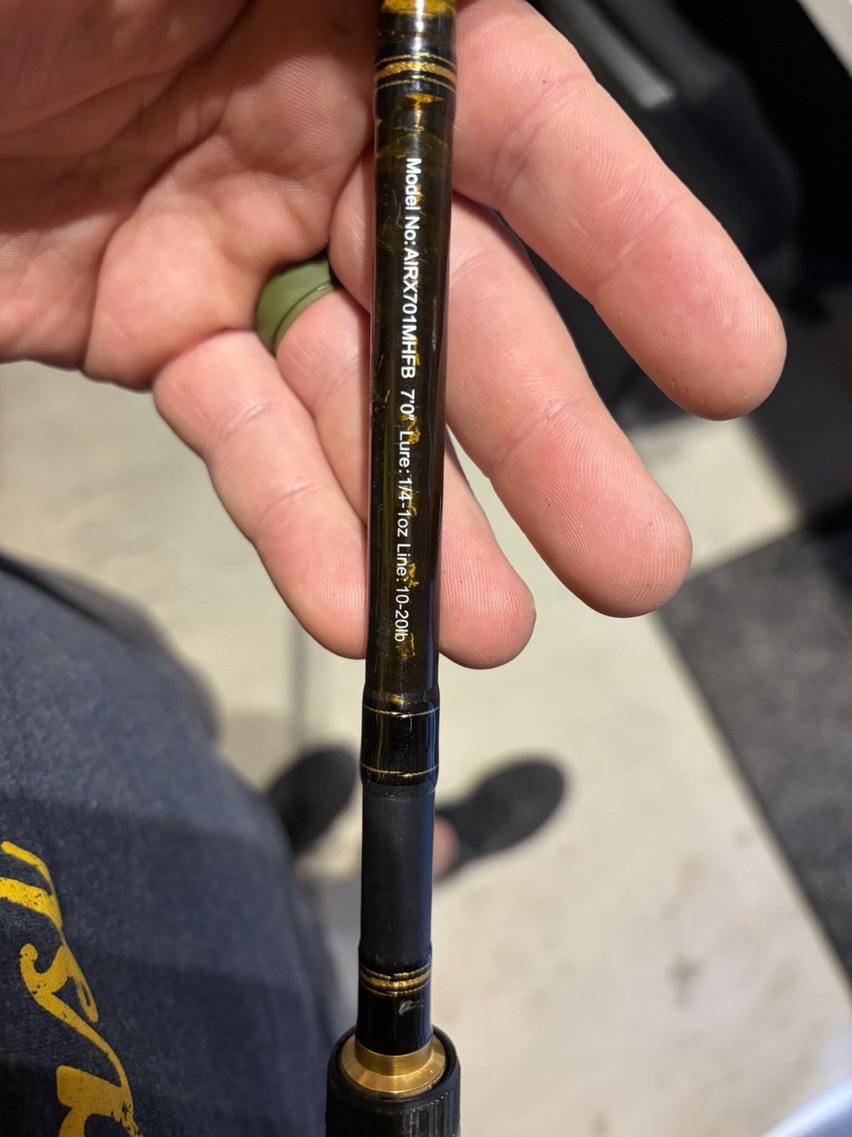 Daiwa AIRD X 701 MHFB Casting Rod. Nice