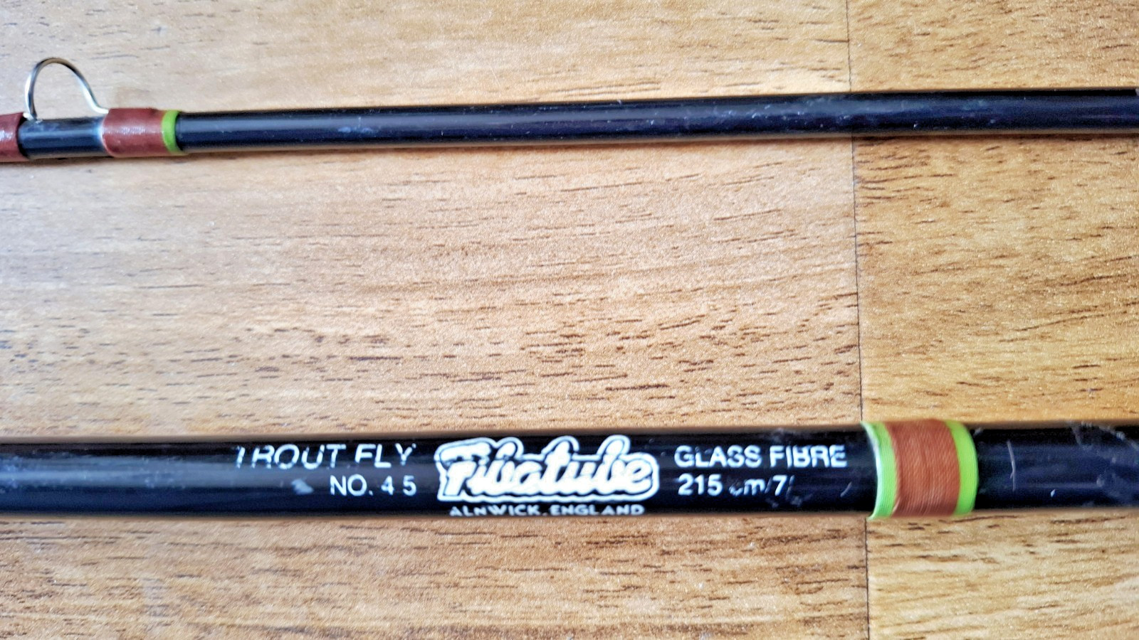 Hardy Fibatube Fly Fishing Rod Trout 7ft 2 Piece Salmon River #4/5 Vintage