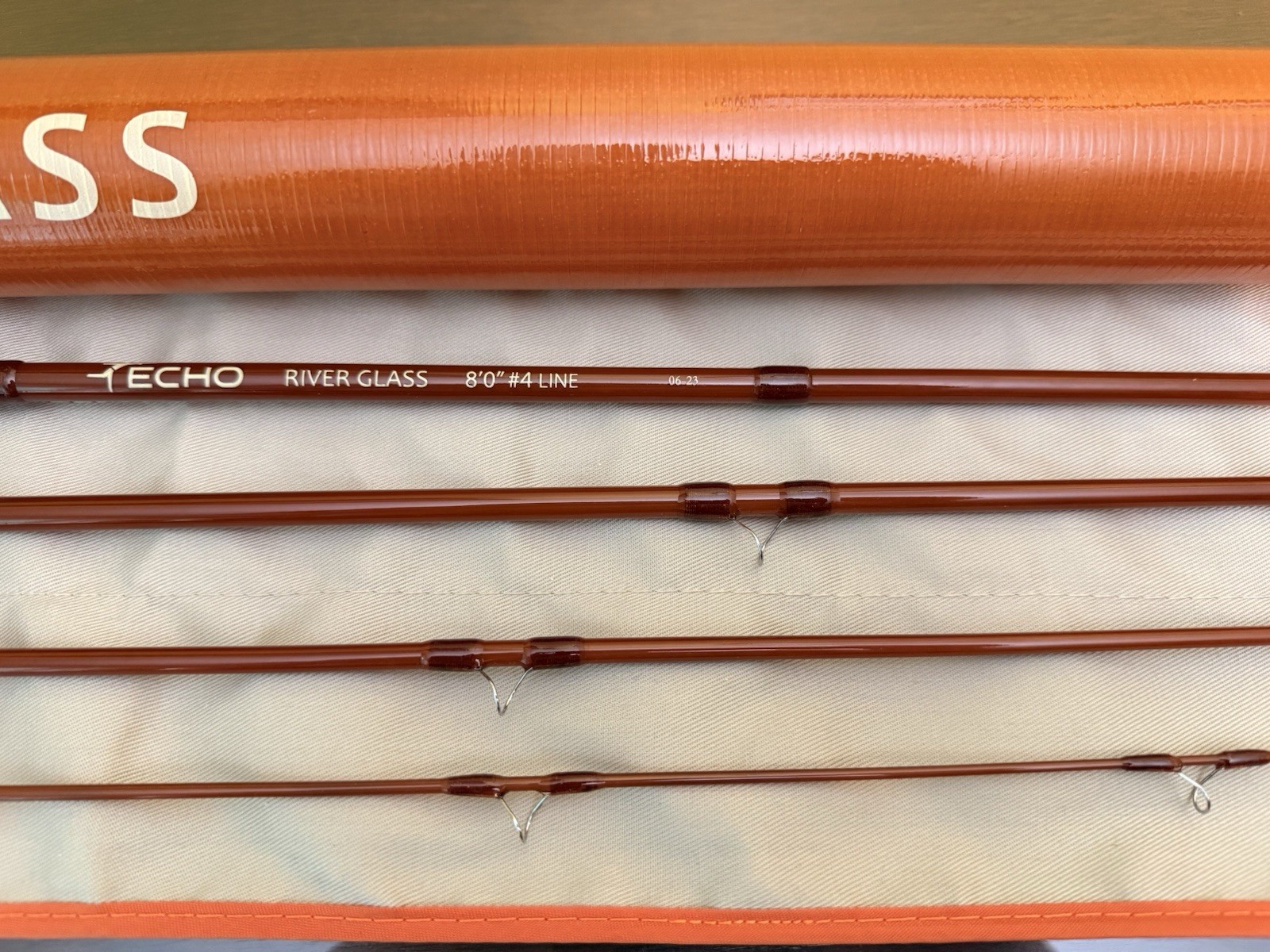 Echo River Glass 8ft 4wt Fiberglass Fly Rod