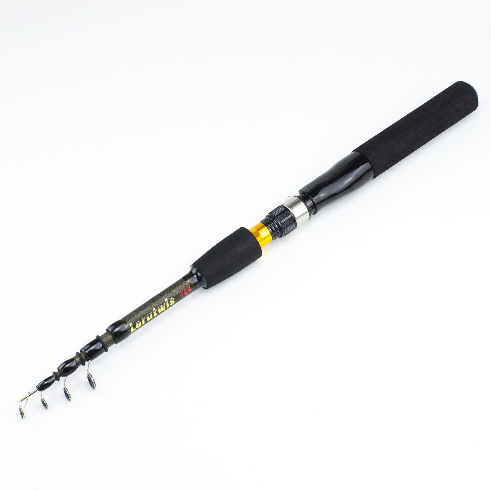 1Pcs 90-210 cm ultra-short telescopic carbon ice fishing rod for sea fishing
