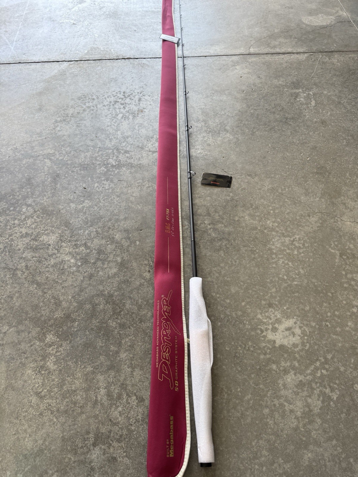 New With Tags Megabass P5 Destroyer BMG Casting Rod 7’5 Heavy F7-75X