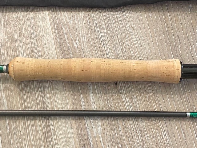 Custom Made Pacific Bay T2F 908-4 9′ 4Pc 8wt Fly Rod W/ Cloth & Alum Tube Unused