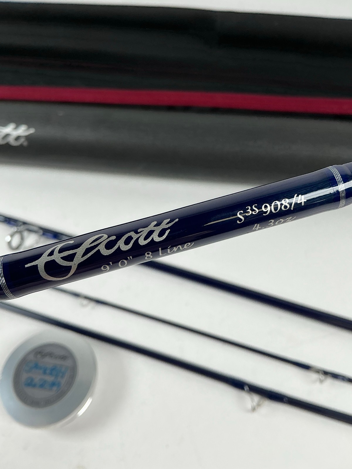 Scott Fly Rod S3S 908/4 8 Line Fly Fishing 4.3oz New / Protective Tube