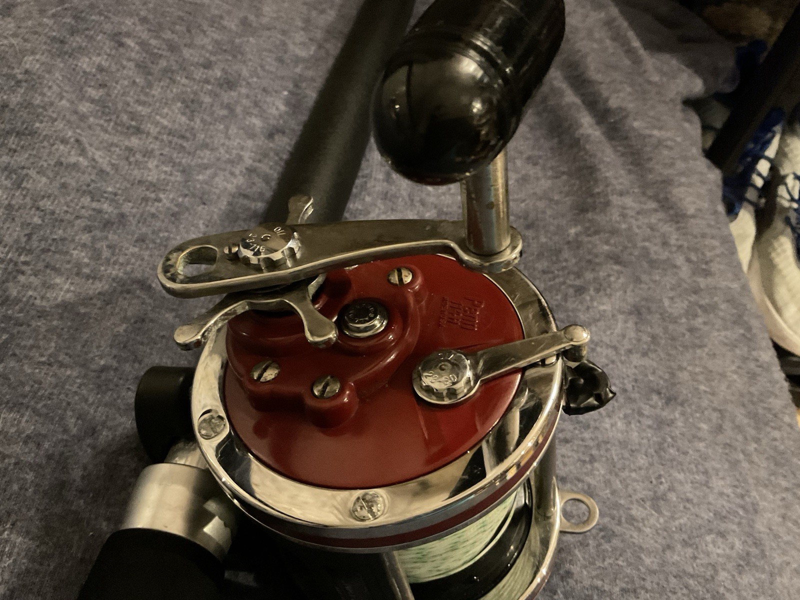 Custom Tournament Rod By “Lott Bros” Pro Anglers 3’ 5” W/ Penn Senator 114H1