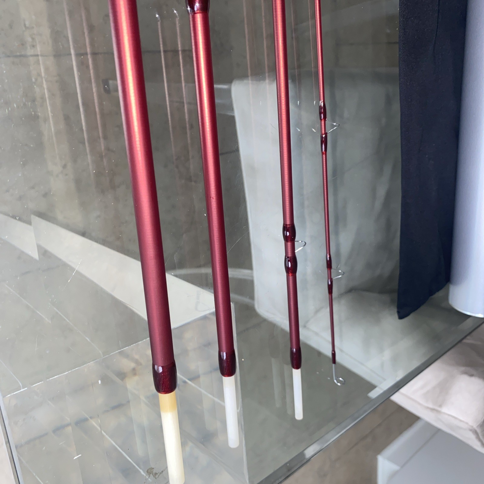 Red Truck Glass 889-4 #8 Line 8’9″ 5-1/2oz, 4pc Fly Rod-NEW with tribe & Sock!!!