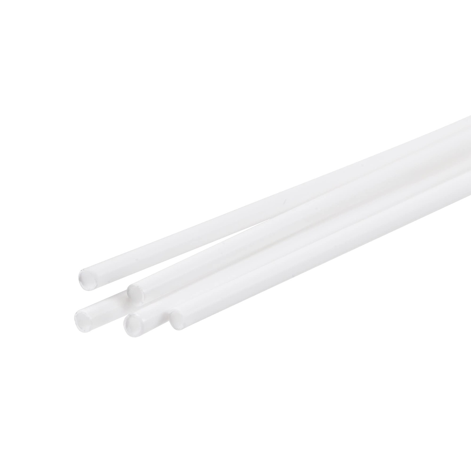 5 PCS Plastic Model Tube ABS Round 1/8″ OD x 10″ White Architectural DIY
