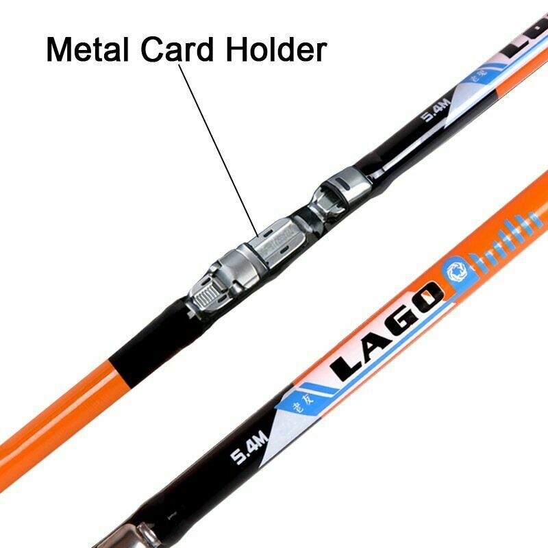 Carbon Fiber Fishing Rod 3.6M 4.5M 5.4M 6.3M Telescopic Rods Spinning Portable