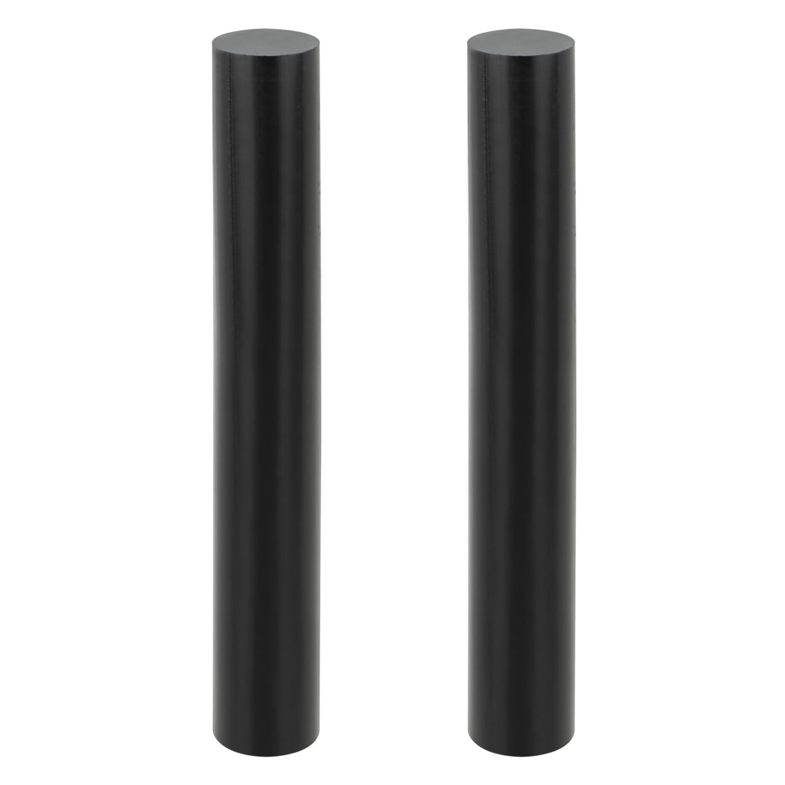 2Pcs 1.57 x 11.8 Inch Black Round Acetal Copolymer Rods, Long Pom Plastic Rod…