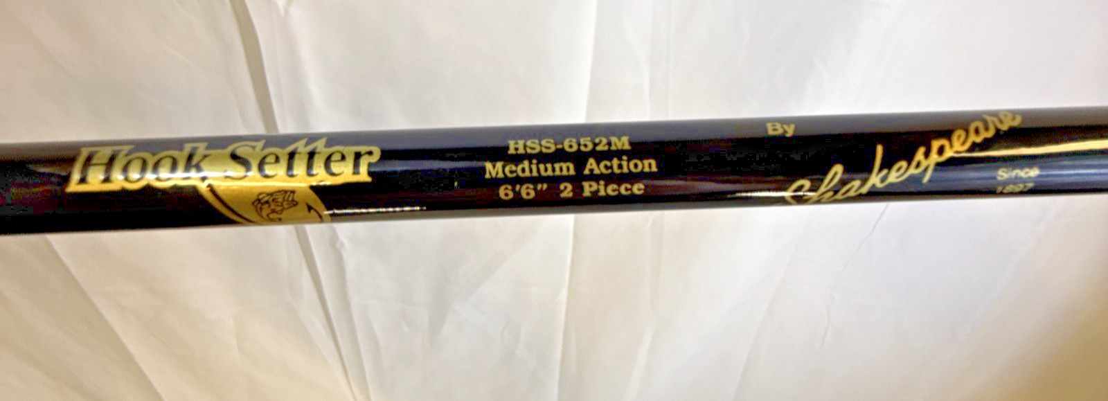 Shakespeare Hook Setter Spinning Rod HSS-652M 6’6″ Medium Action 2-pc