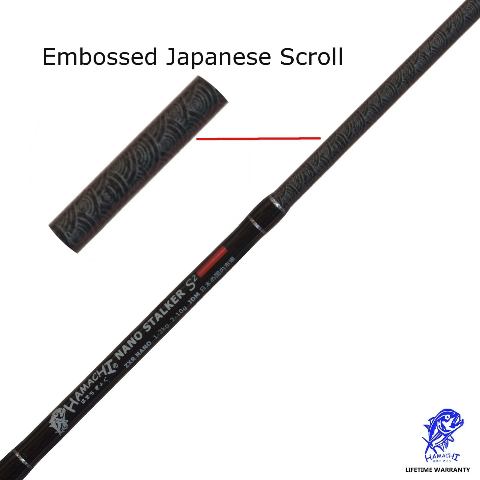 2026 Hamachi Nano Stalker S2 JDM – ULTRALIGHT – Japanese spin fishing rod pole