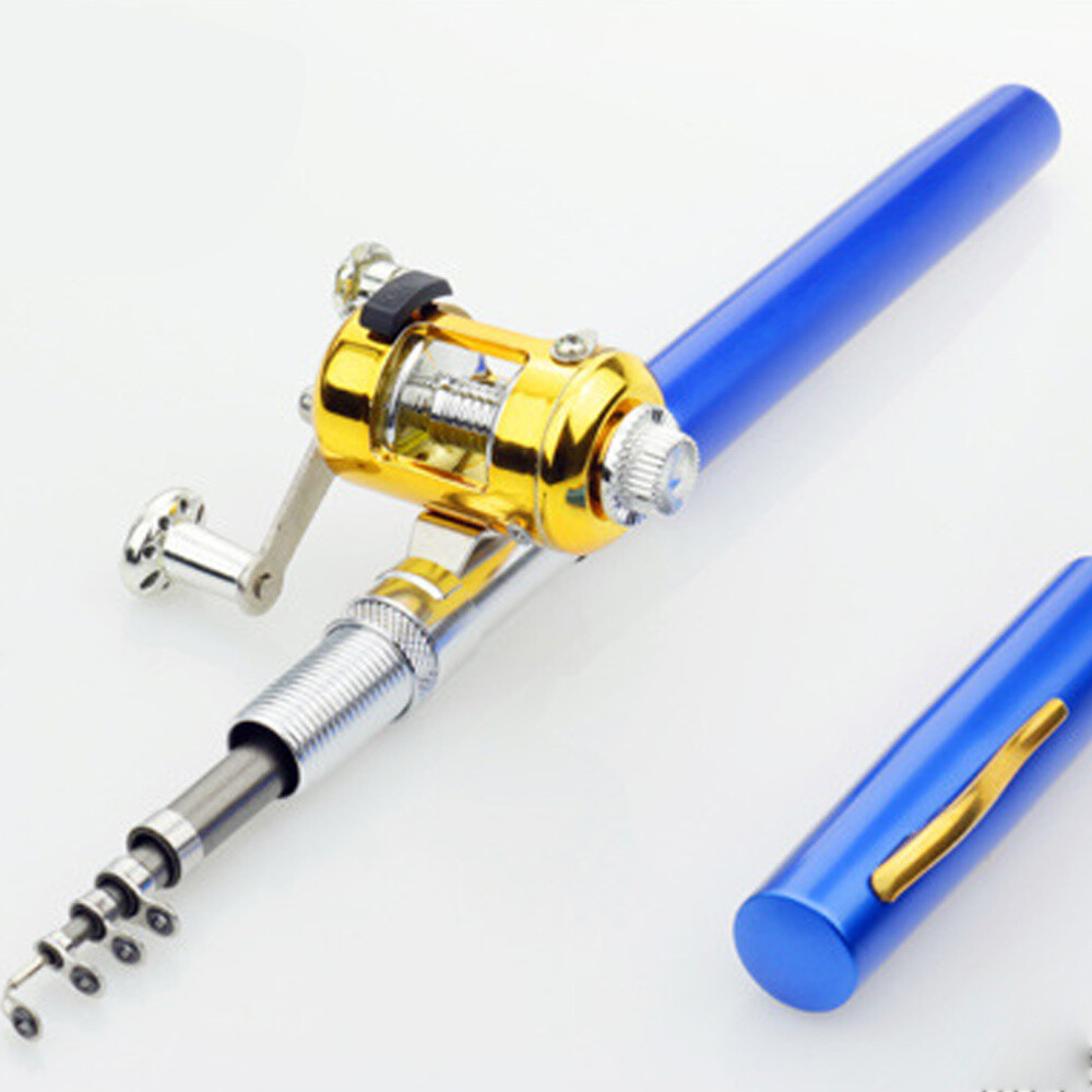 Mini Aluminium Alloy Lure Fishing Rods Stable Lightweight Durable Fishing Pole