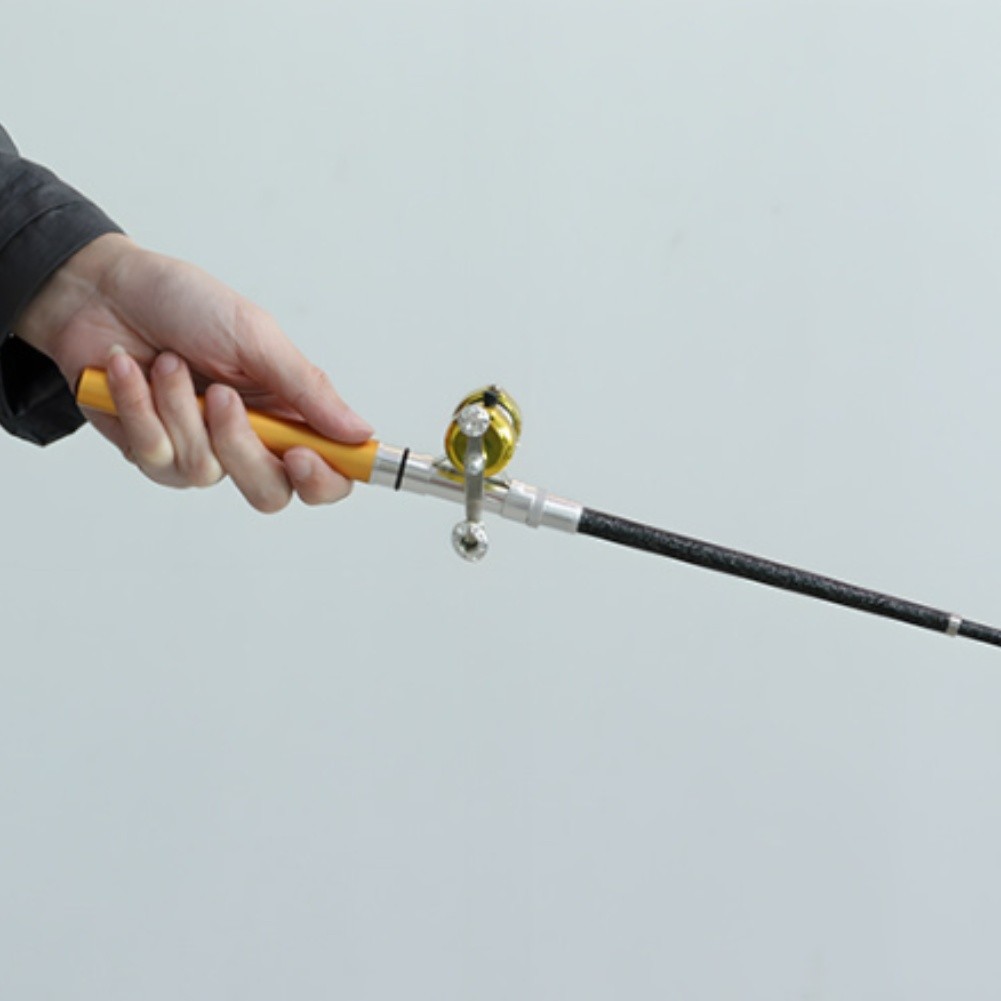 1 Meter Fiberglass Fishing Rod with Large Hole Rings and Fast Heat Dissipation