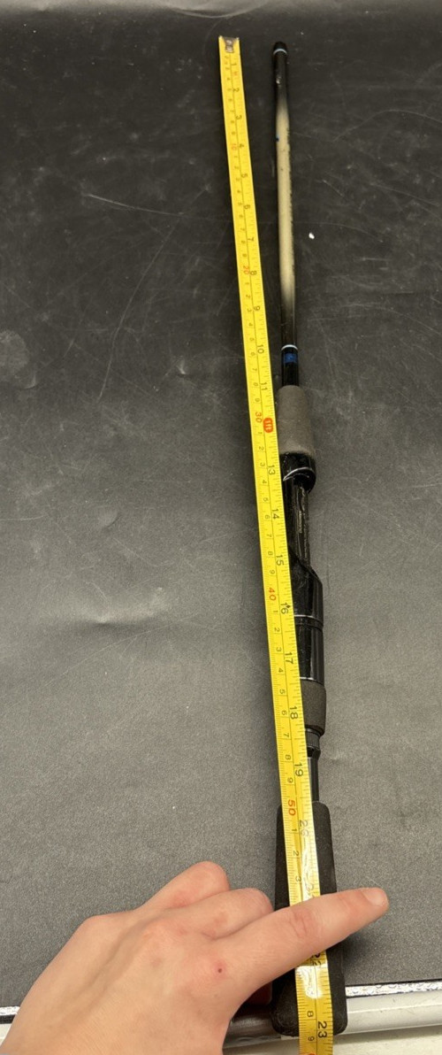3 pc FISHING ROD LOT-PFLUEGER MEDALIST/Shimano SN-60M/Abu Garcia 400