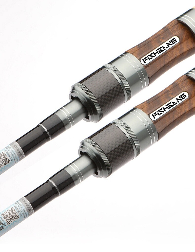 Carbon Fiber Lure Fishing Rod Spinning Casting Rod 1.8m Fishing Pole 2 Sections