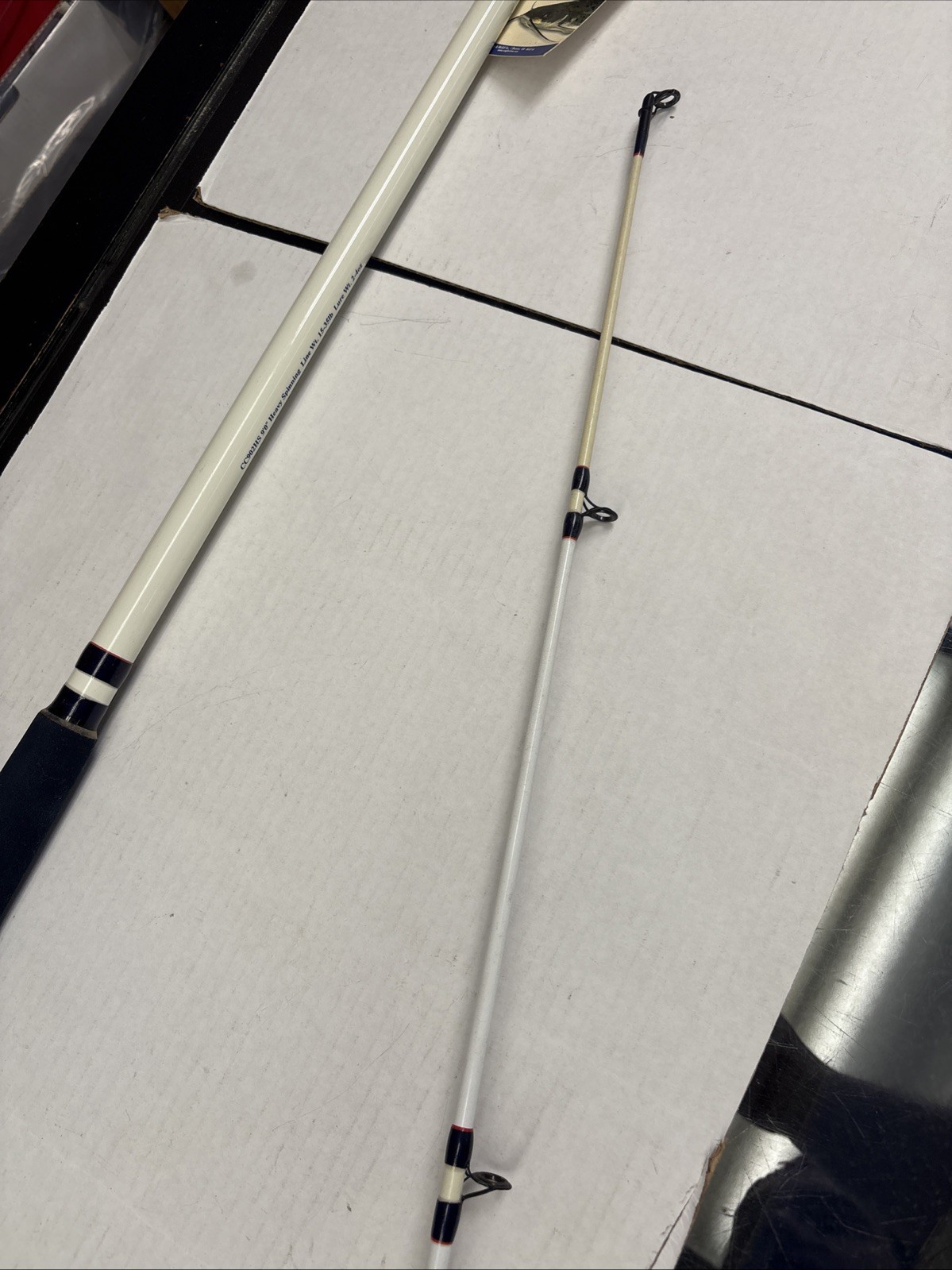 Eagle Claw Cat Claw Rod CC902HS 9’ Heavy Spinning Fishing Rod NOS