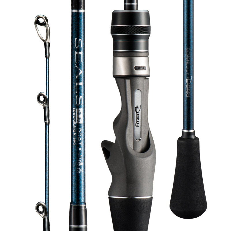 CAMEKOON Off-shore 1.5M Casting Rod Durable 98% Carbon Blank w/ Solid Carbon Tip