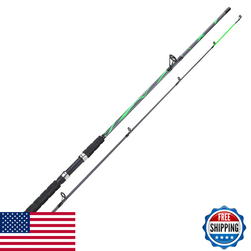Sougayilang Spinning Rods Strong Carbonglass Composite Fishing Pole Stainless