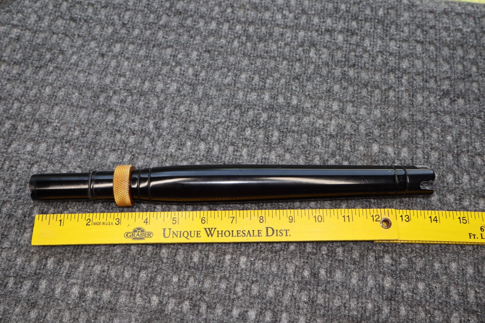 Aftco Unibutt Black Aluminum Straight 14″ Butt Seat Only Black Gold