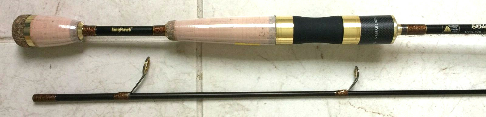 2-section 7’0″ Graphite Spinning Rods FTS-70L-2 – FREE Shipping