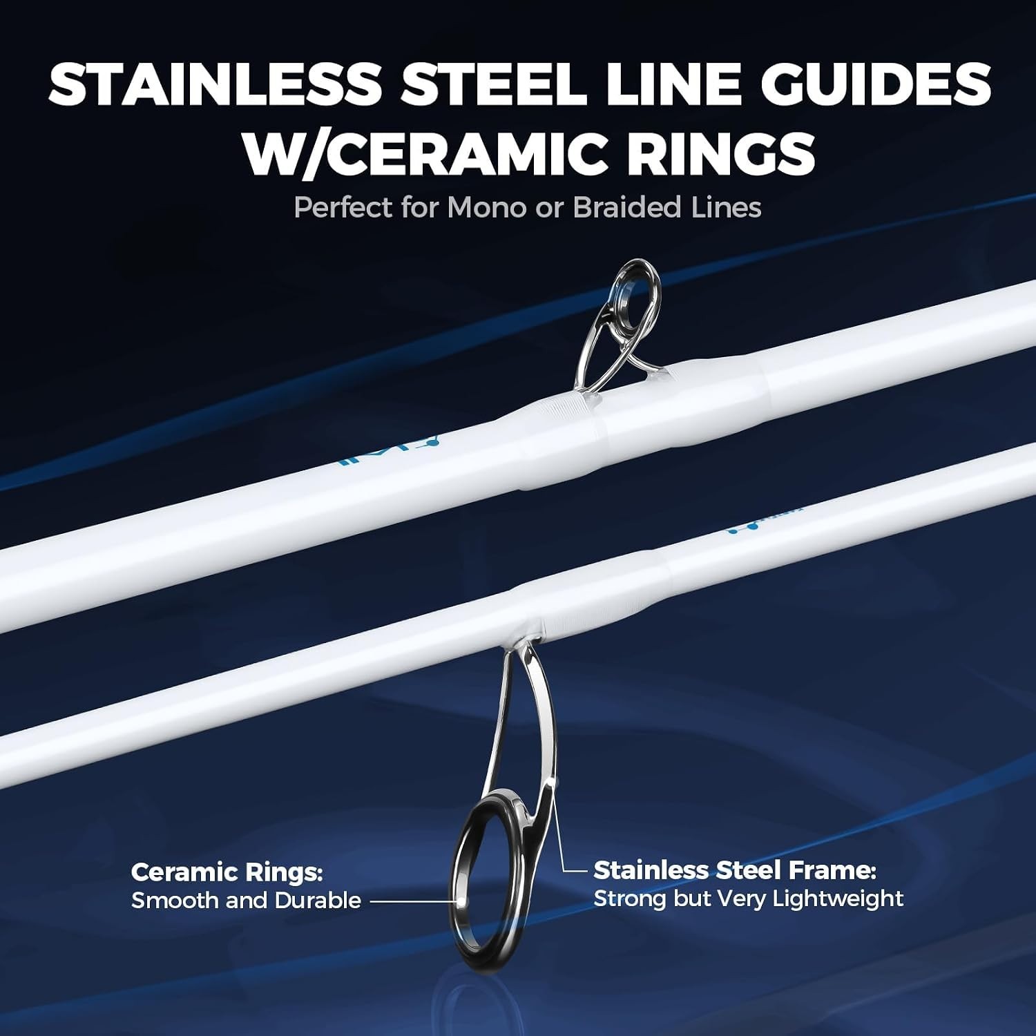 Centron Lite Twin Tip Rods, IM6 Graphite Blanks, Twin Tip Rods, Stainless Ste…