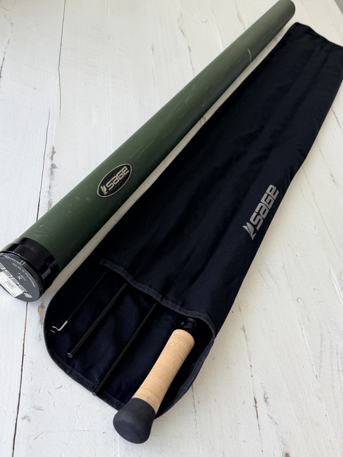 **BEAUTIFUL** 🔥 SAGE X 7wt. 13’ft~4pc Switch/Spey Flyrod🔥~LEGENDARY~🔥