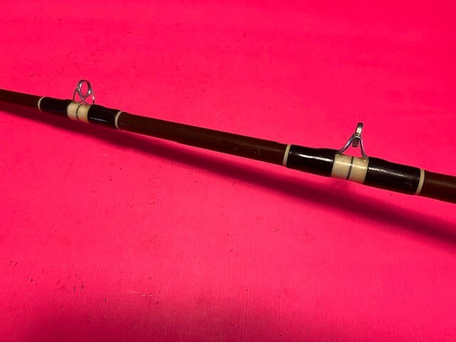 CUSTOM BUILT 6 FOOT 50 TO 100 POUND CLASS ROCKCOD TROLLING FISHING ROD TRULINE?