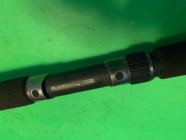 CUSTOM BUILT FENWICK ST 785 6 FOOT 4 1/2 INCH 30 TO 100 POUND RATED FISHING ROD