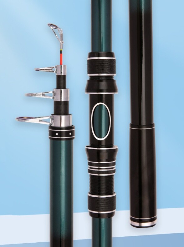 Rock Fishing Rod Carp Telescopic Sea Rod Spinning Rod Carbon Fiber Pole 2.1-3.6M