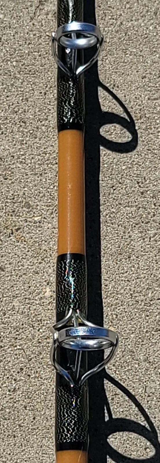 VNTG CAL-STAR FISHING ROD CUSTOM GOLD/BLK 5′ 5 1/2′ 15-40 LBS TEST UNUSED!!