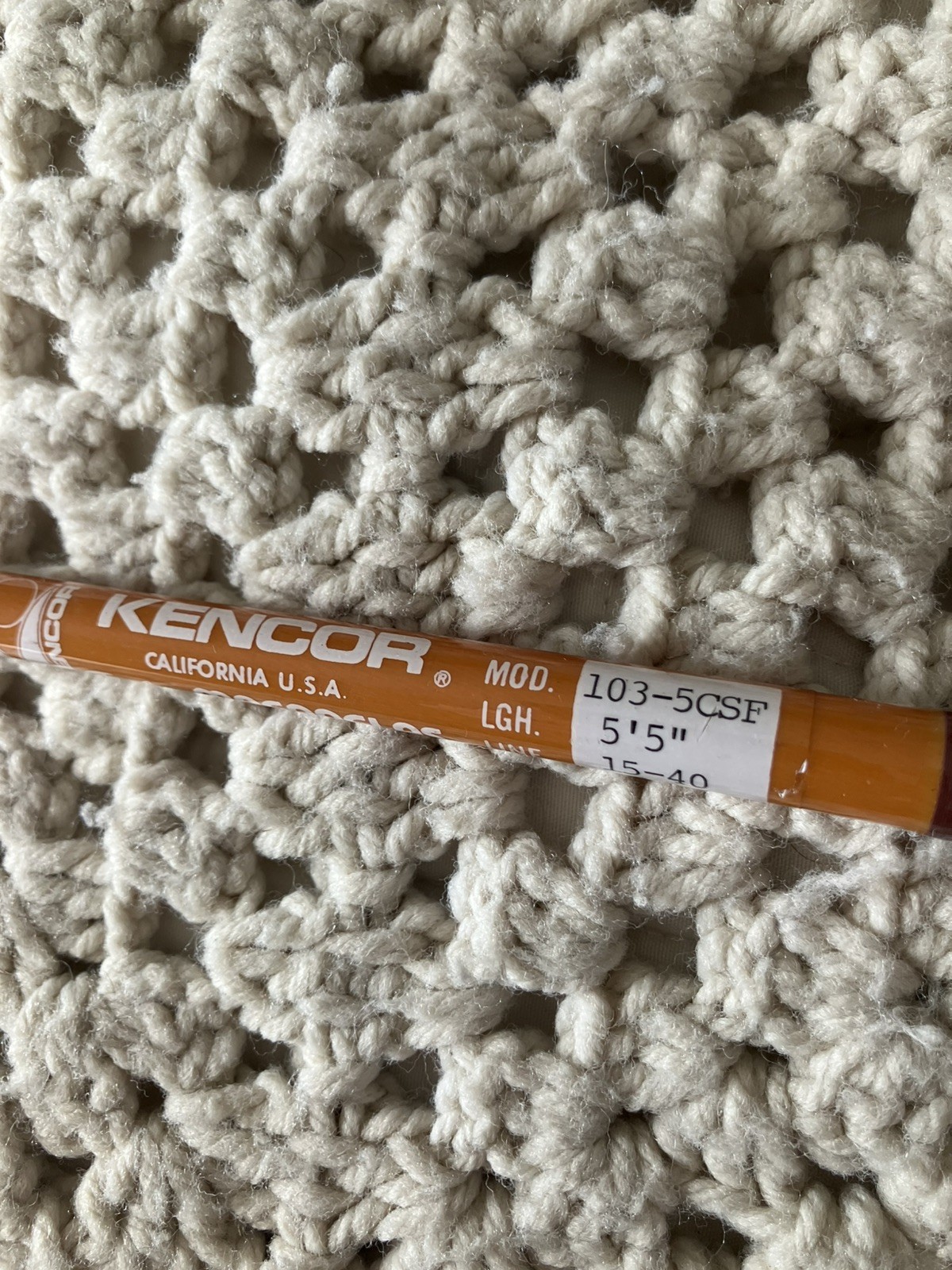 KENCOR Tenlew MAGNAGLAS MODEL 103-CSF 5’5” 15-40lb LINE Made in California USA
