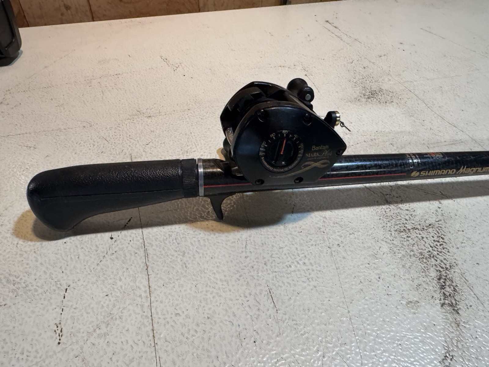 Vintage Shimano Magnumlite Gt-1552 Fightin Rod W/bantam Reel