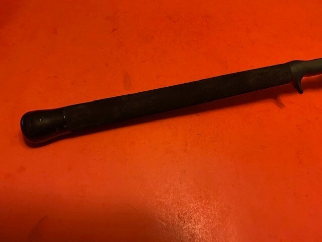 CUSTOM BUILT GREEN GRAPHITE COMPOSITE 7 FOOT 1 INCH 10 TO 25# CONVENTIONAL ROD