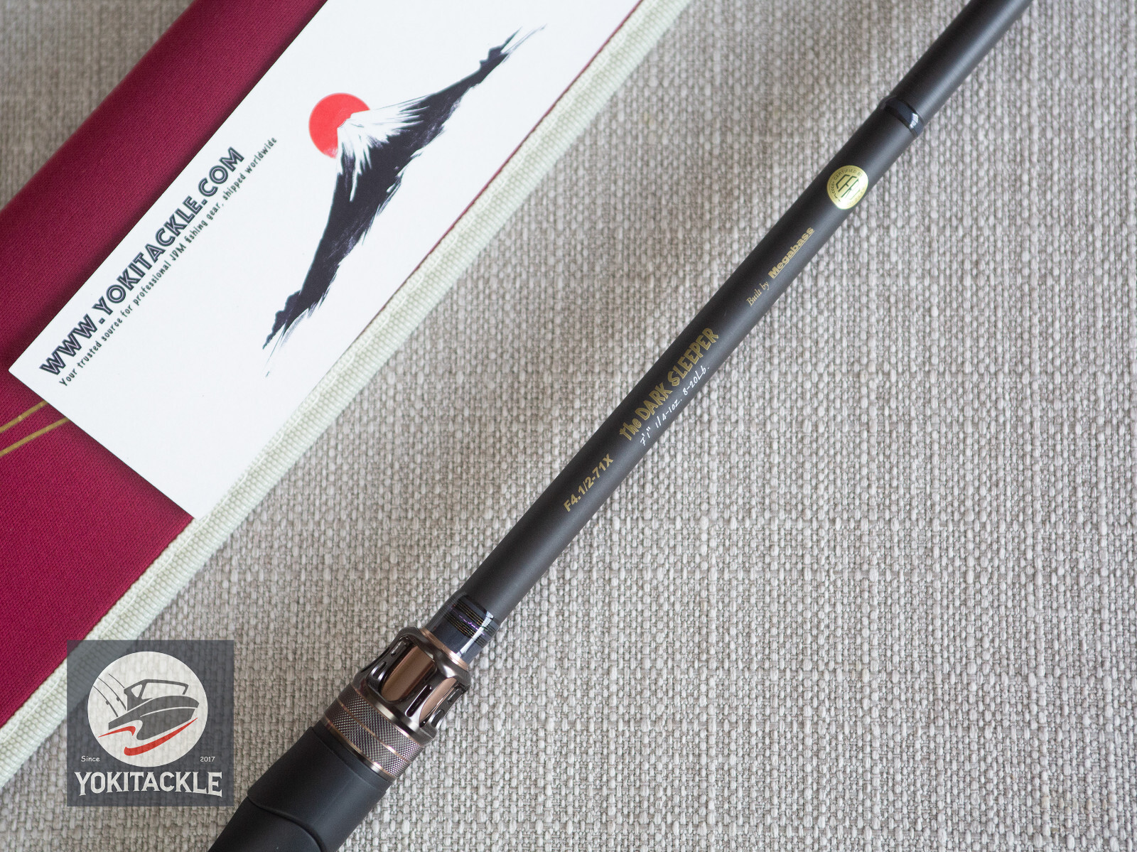 Megabass DESTROYER F4.1/2-71X THE DARK SLEEPER Baitcasting Rod