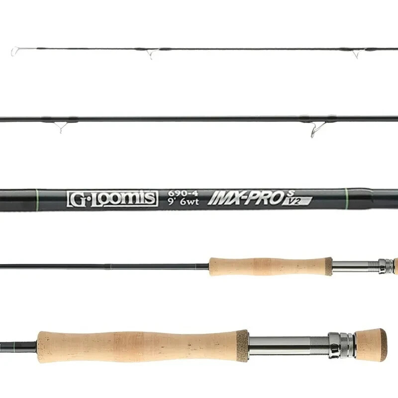 NEW G. LOOMIS IMX-PRO V2 690-4 9′ #6 WEIGHT FRESHWATER FLY ROD FREE $100 LINE!