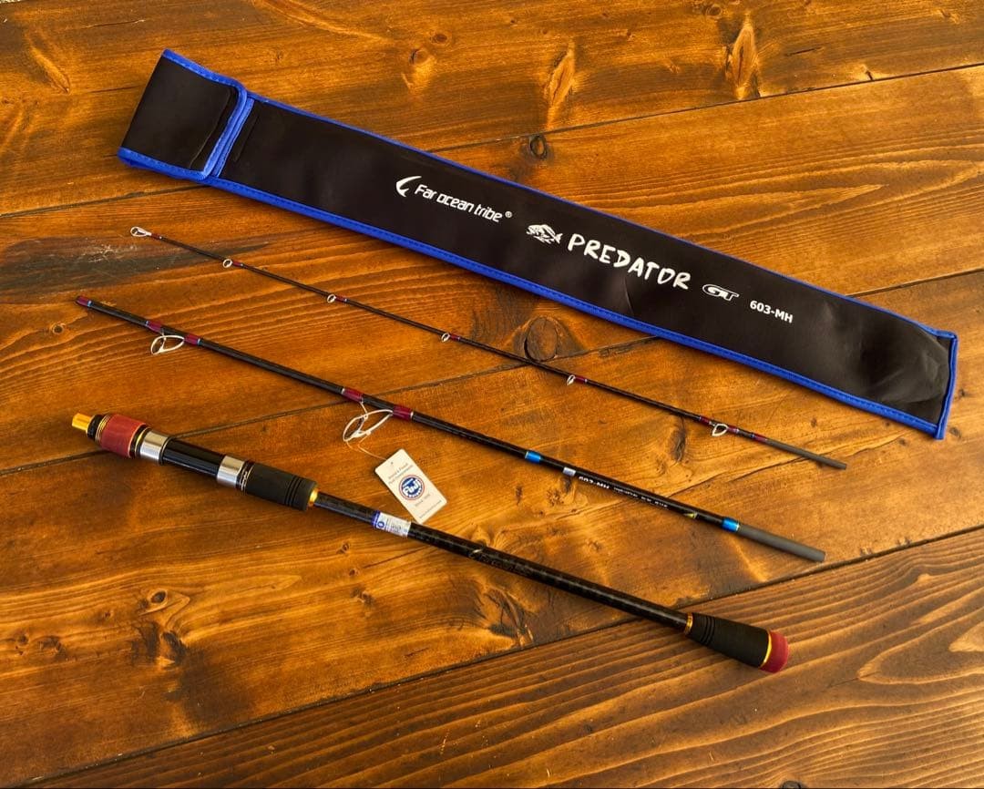 Jigging Spinning Rod 6ft 180cm Fuji Guides MH Multi-Use Used